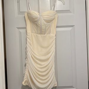 Women’s Nude/white body on dress